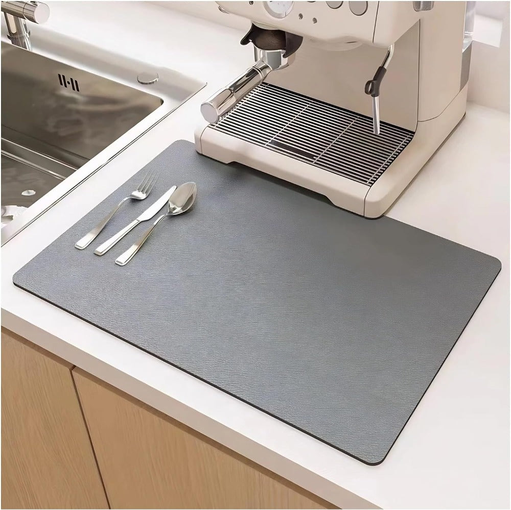 Diatomite Dish Drying Mat | Quick Dry Kitchen Mat